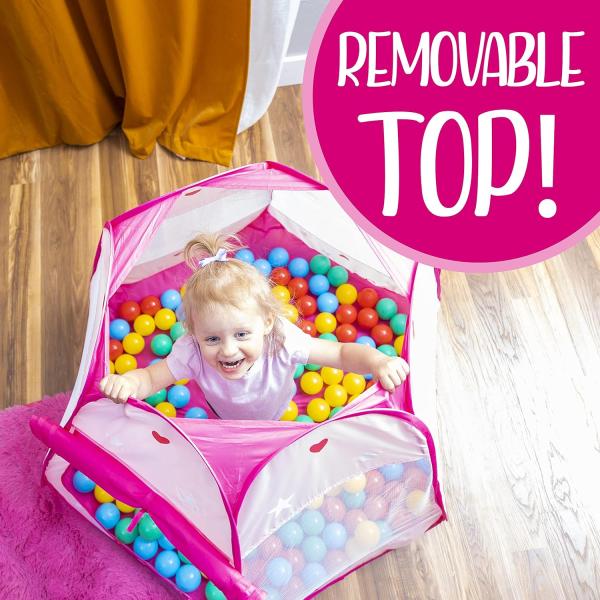 Pink Princess Castle Play Tent - Image 3